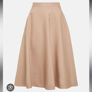 NWT Cremieux Dillards gold Dolores midi skirt ribbed rose gold 6